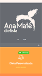 Mobile Screenshot of anamatedietista.com